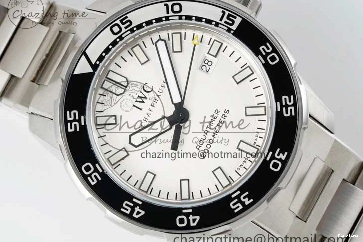 MIROTIME 0204 Youthful Aquatimer Automatic SS RSF 1:1 Best Edition White Black Dial on SS Bracelet A 7070